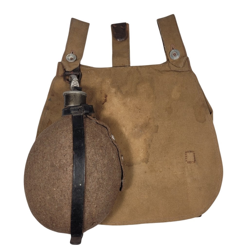 Duitse paramilitaire/politieke broodzak met veldfles, Verzamelen, -, -, Ophalen of Verzenden, Duitsland