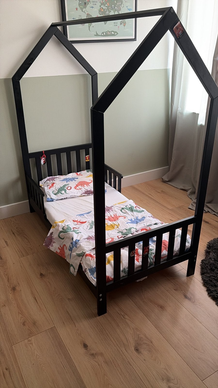 Peuter bed huisje, Ophalen, 70 tot 85 cm, 140 tot 160 cm, Zo goed als nieuw