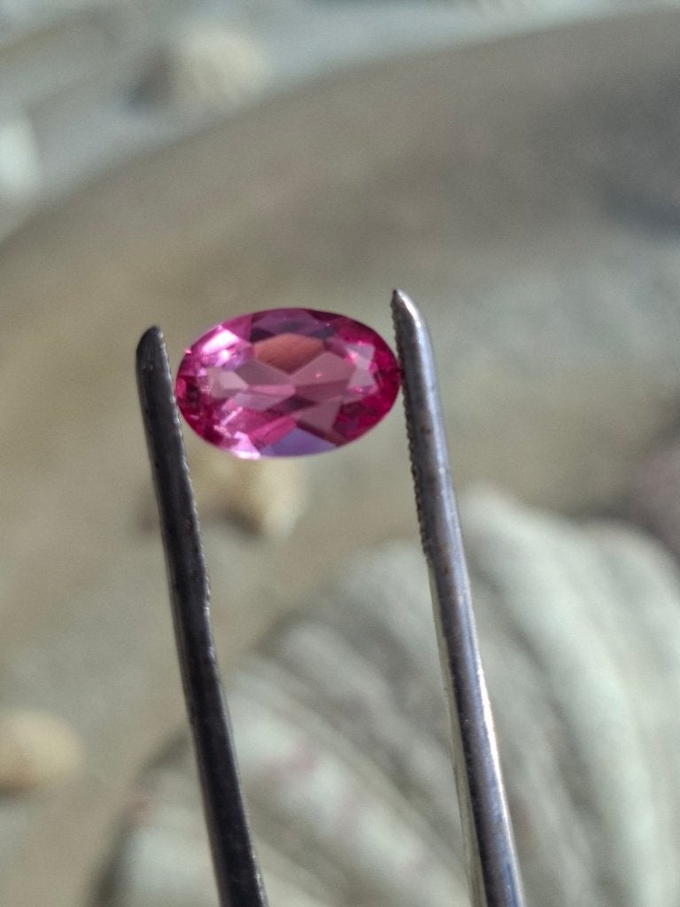 Spinel 4,45 kt Birma (Myanmar), Ophalen of Verzenden, Zo goed als nieuw