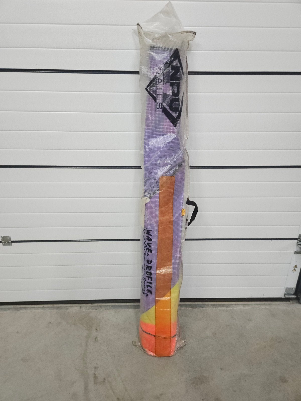 Windsurf zeil npu Waver profiler 4,8m giek min 165, Watersport en Boten, Windsurfen, Ophalen of Verzenden