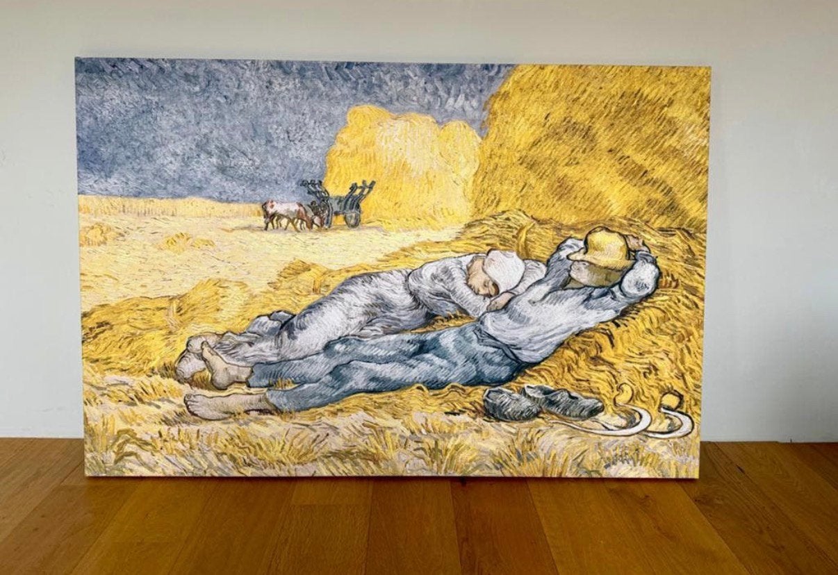 Van Gogh 'De Siësta' Canvas Schilderij, Ophalen