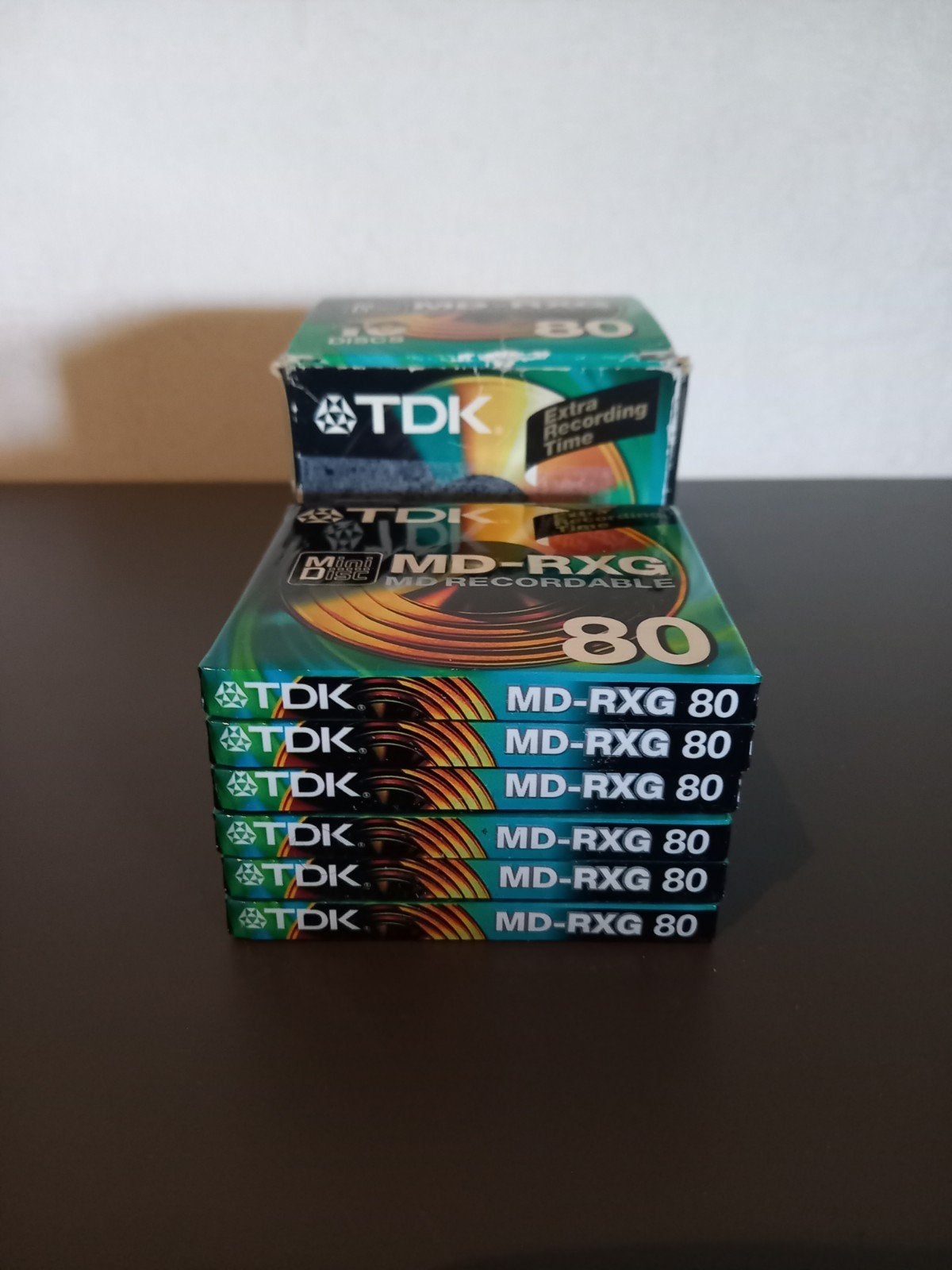 6X TDK MD-RXG 80 HOOGWAARDIGE MINIDISCS NIEUW/SEALED/BOXED, Ophalen of Verzenden, Minidisc-recorder