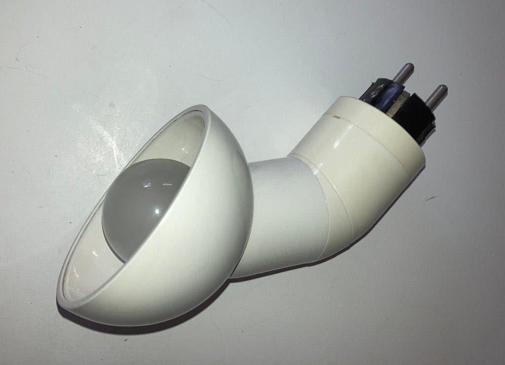 Vintage stekkerspot/wandlamp, Kunststof, Gebruikt, Gloeilamp, E14 (klein)