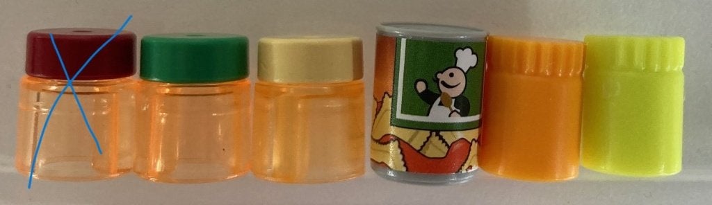playmobil, potjes, fruit, groente, vlees, brood, kaas, Ophalen of Verzenden, Gebruikt