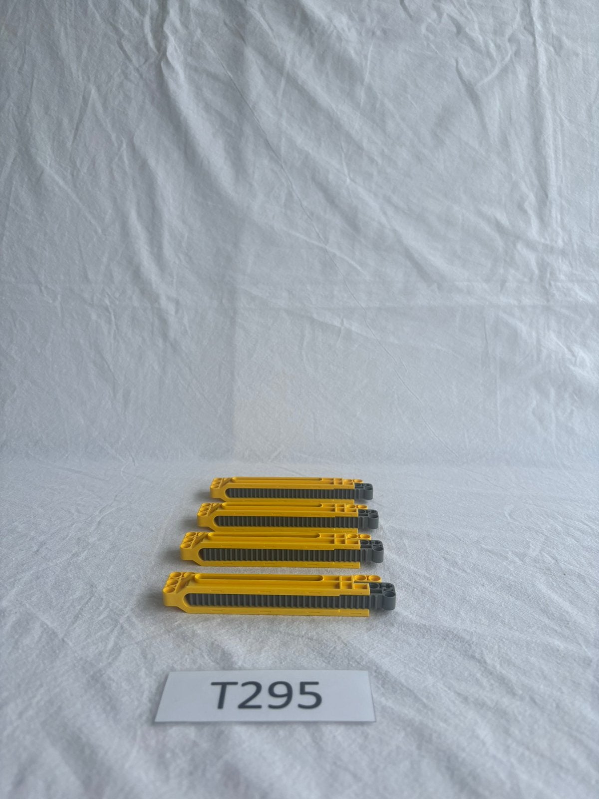 Lego Technic tandwielrek / uitschijfbare arm geel - T295, Lego, Lego, Lego, Ophalen of Verzenden