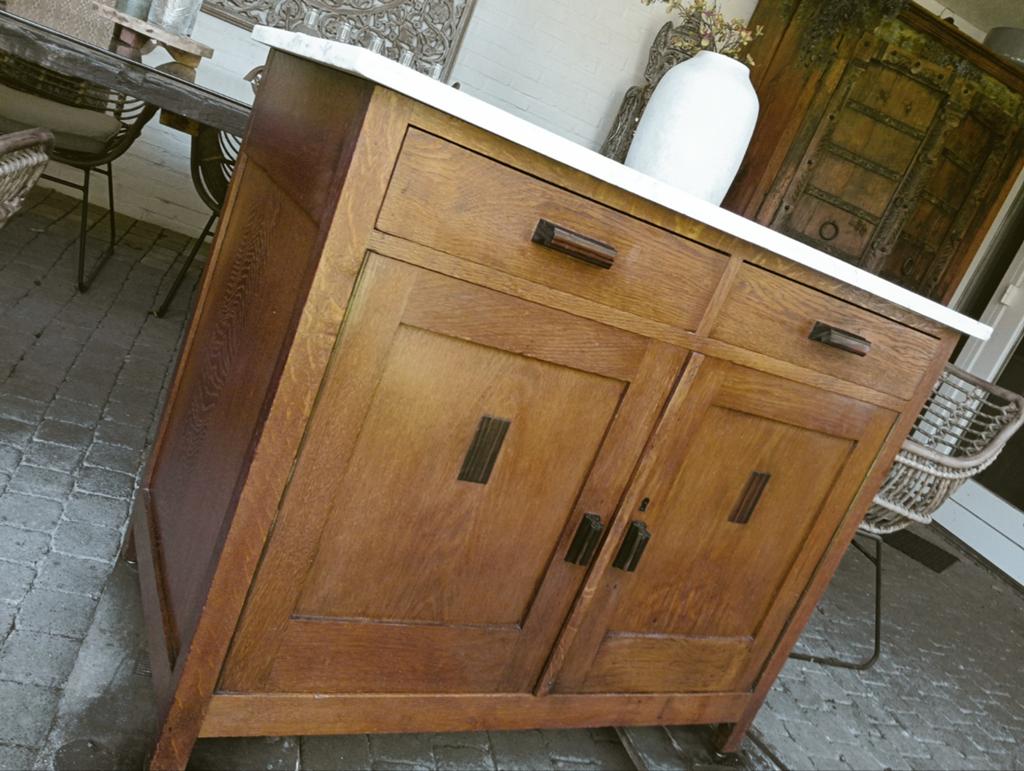 Antieke commode wastafel badkamermeubel baby dressoir vintag, Ophalen of Verzenden, 25 tot 50 cm