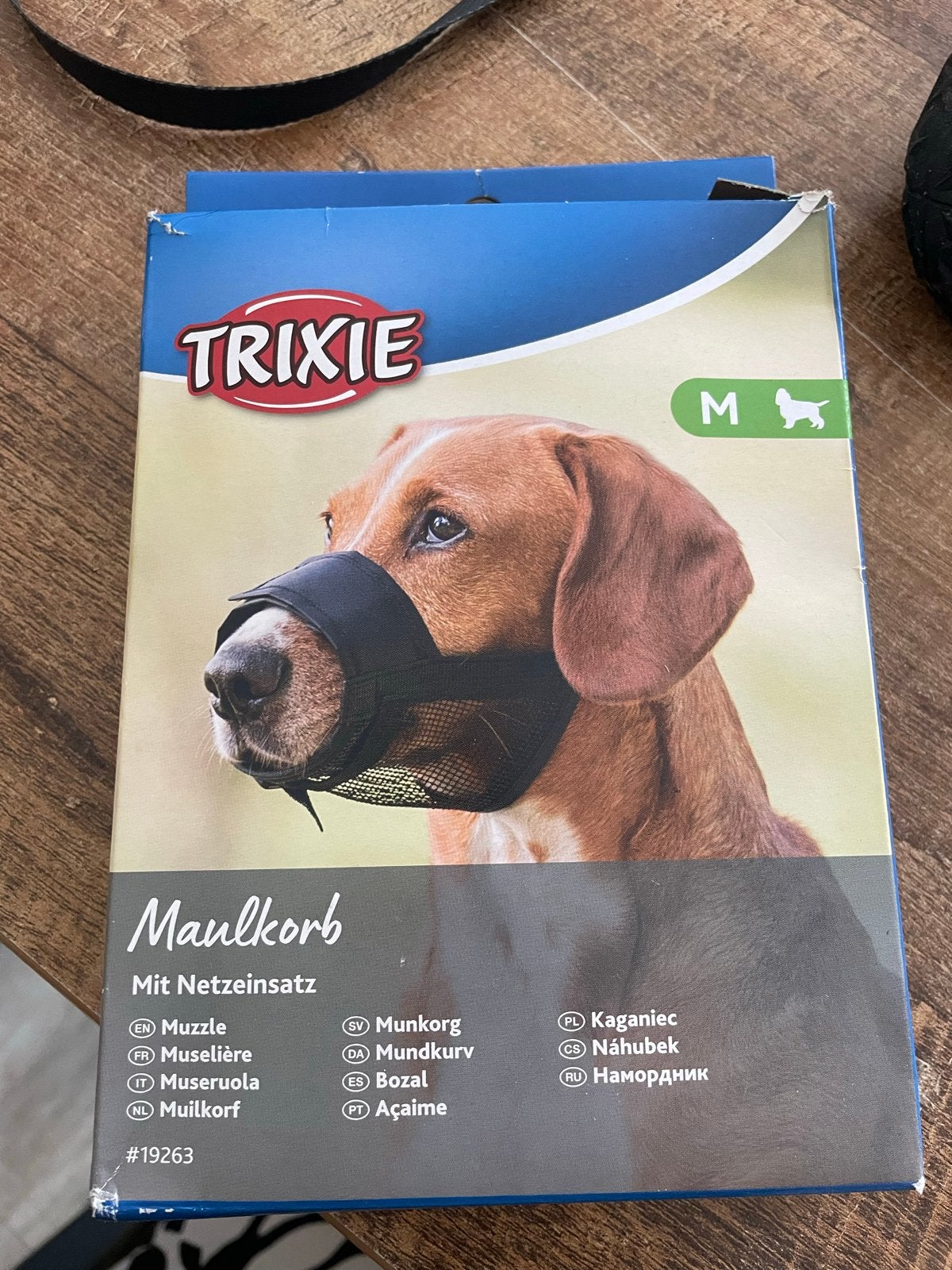 Snuitje/muilkorf middelgrote hond, Ophalen, Zo goed als nieuw