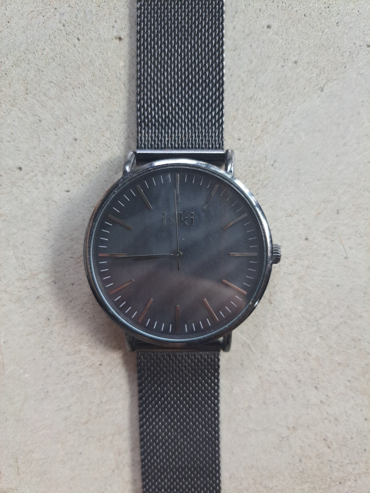 Zwart vrouwenhorloge IKKI, Overige merken, Staal, Staal, Polshorloge