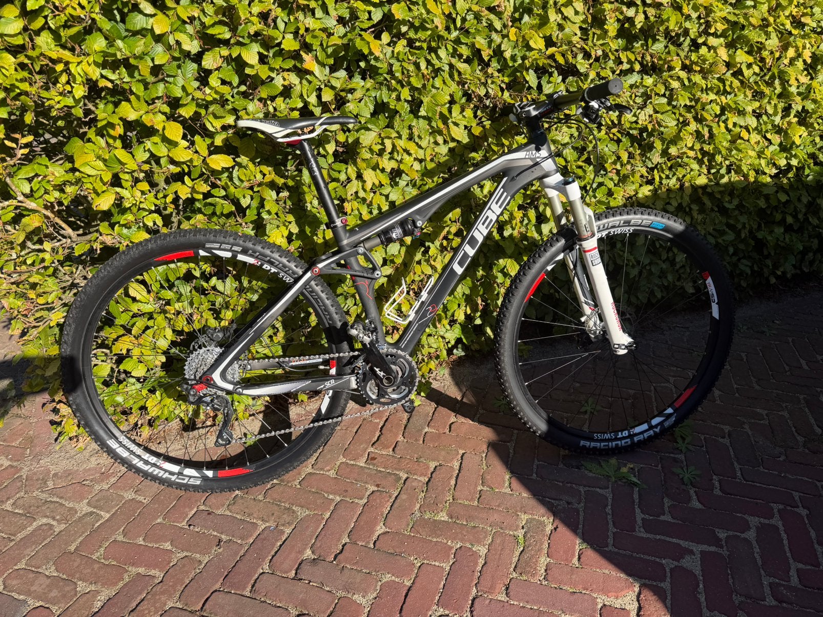 Cube AMS 100 Super HPC Race Carbon 29er | XT afmontage, Gebruikt, Fully, 49 tot 53 cm, Schijfrem