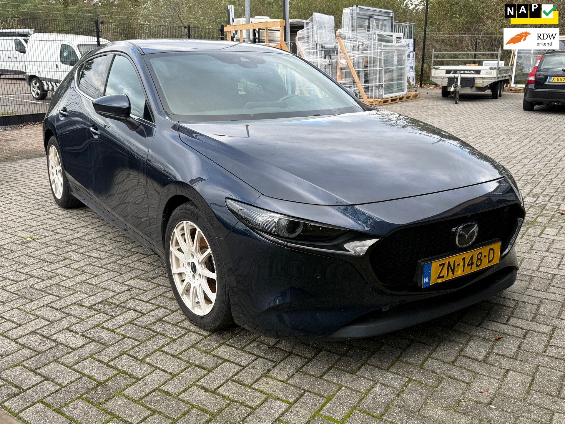 Mazda 3 Luxury Supercharger Bose 360 Camera Projectauto FULL, Auto's, Voorwielaandrijving, 1998 cc, Gebruikt, 4 cilinders
