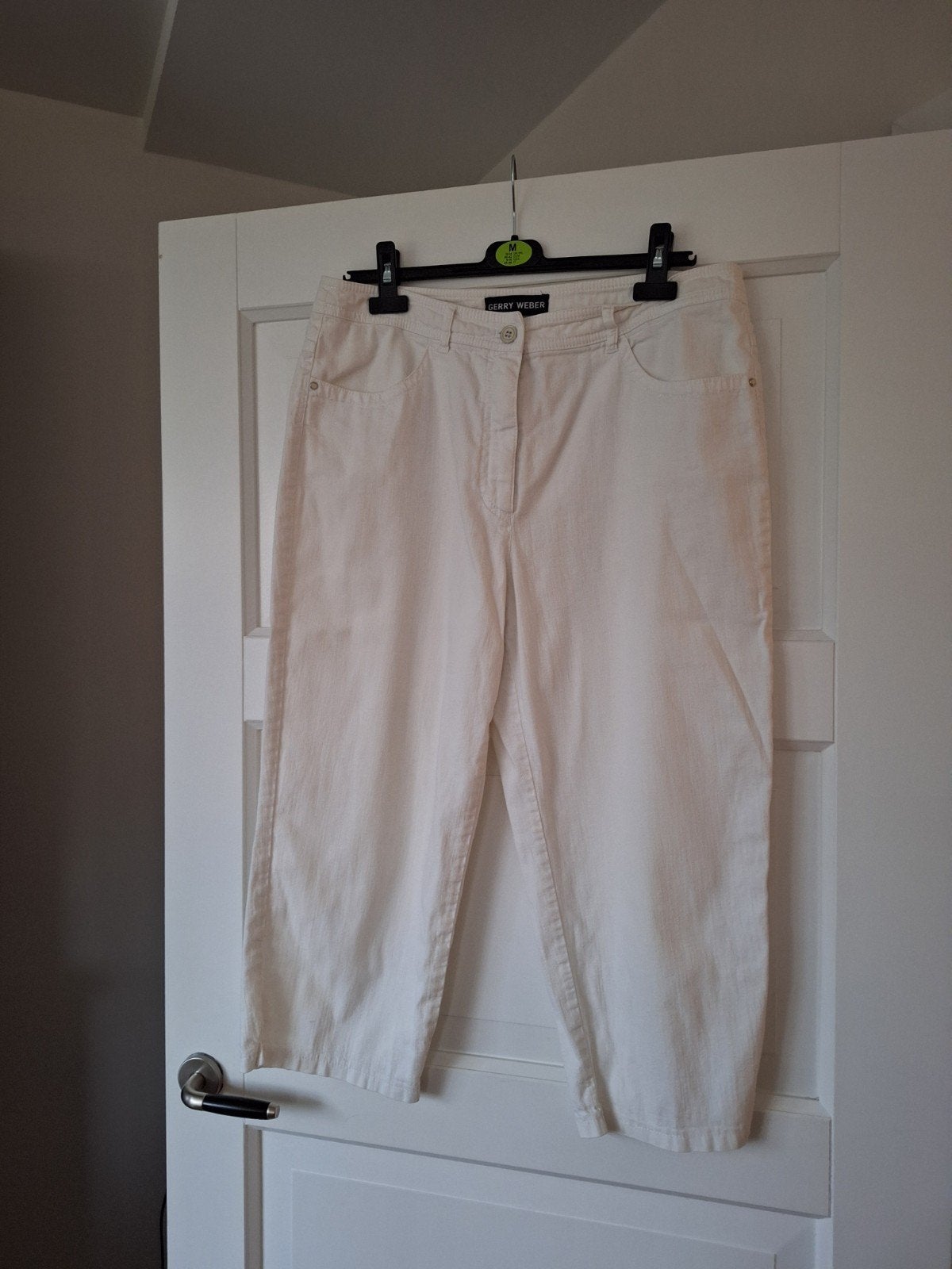 Driekwart broek Gerry Weber mt 44, Wit, Maat 42/44 (L), Ophalen of Verzenden, Zo goed als nieuw
