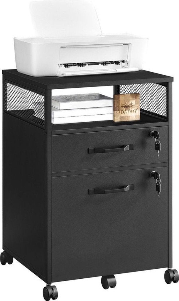 Ladeblok metaal zwart NIEUW, Huis en Inrichting, Ophalen, Minder dan 50 cm, Nieuw, 3 of 4 laden