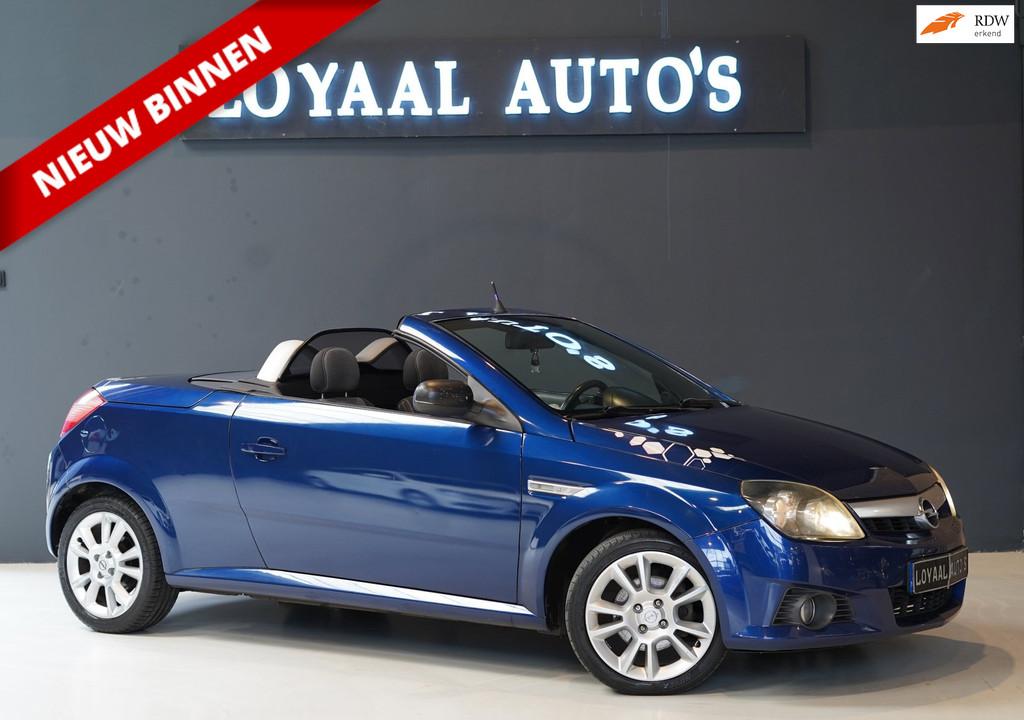 Opel Tigra TwinTop 1.4-16V Cosmo | AIRCO | ELEK.RAMEN | NAP, Auto's, Opel, Voorwielaandrijving, Gebruikt, 4 cilinders, Blauw