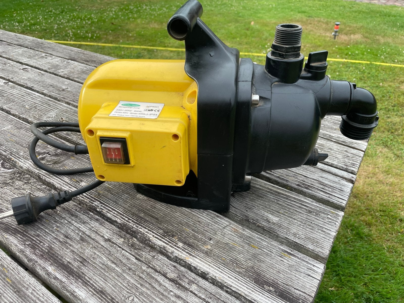 Garden Master GP8001 Beregeningspomp 800W, Tuin en Terras, Waterpompen, Gebruikt, Elektrisch, Beregeningspomp, Ophalen of Verzenden