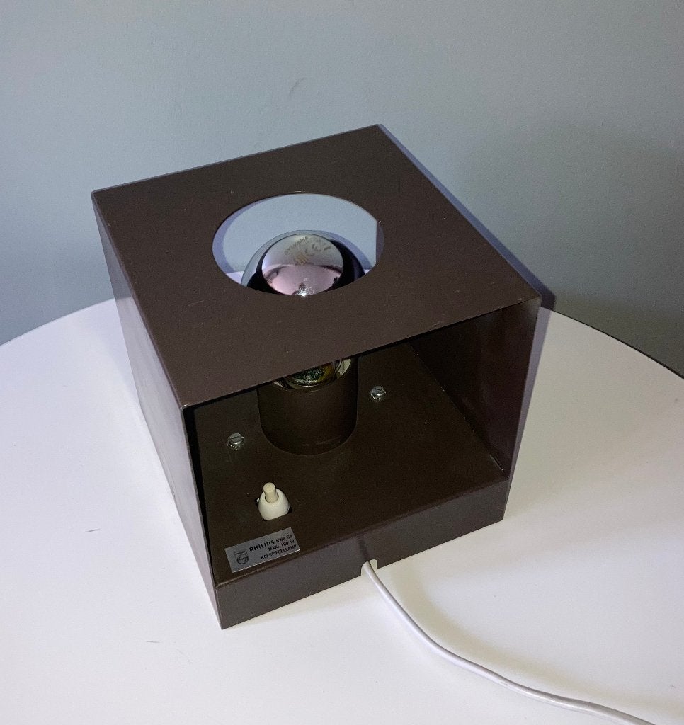 Vintage Philips wandlamp, Huis en Inrichting, Ophalen of Verzenden, Gebruikt, Metaal