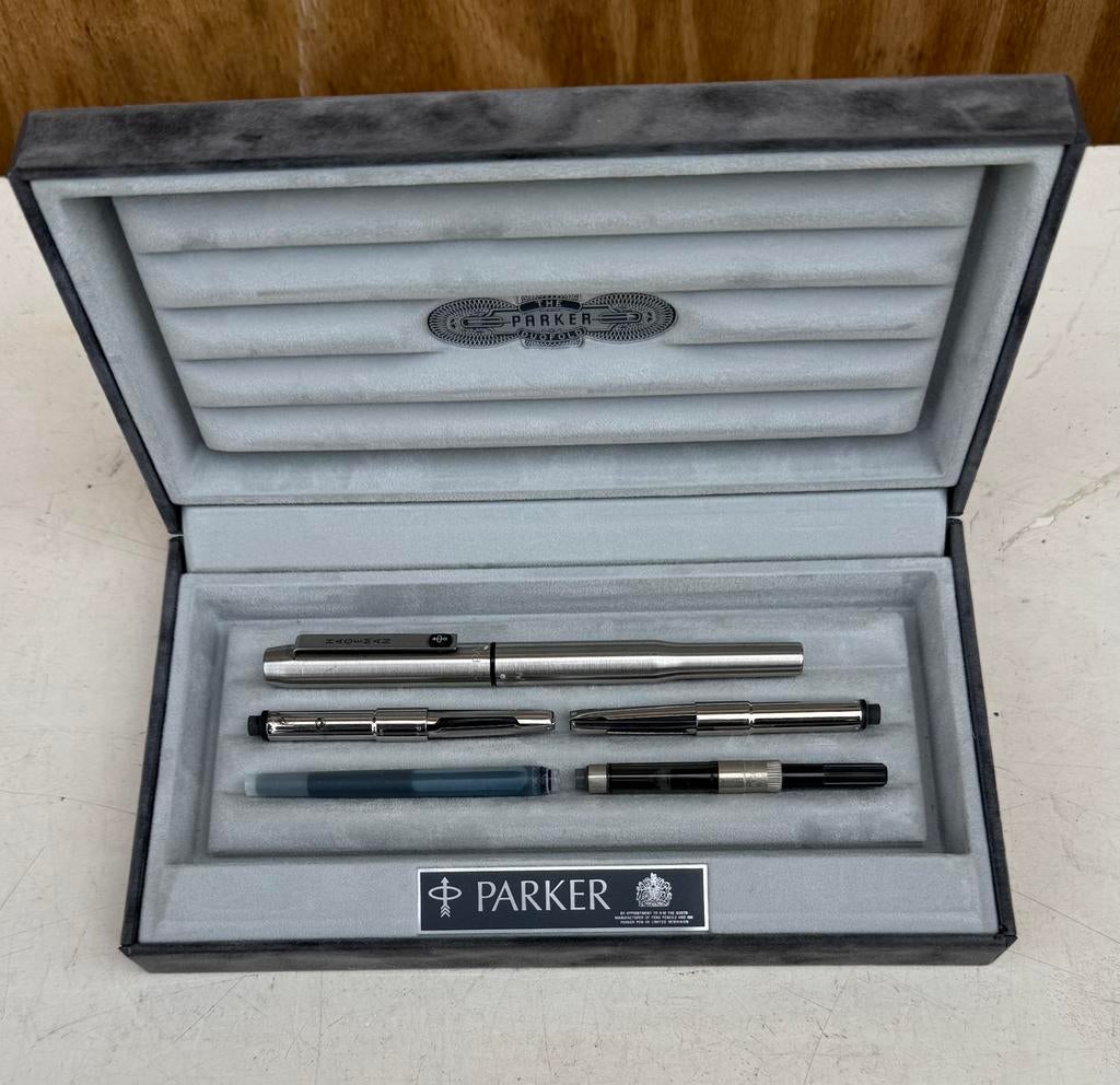 Parkerpen, Verzamelen, Pennenverzamelingen, Pennenset, N, Parker, Met doosje