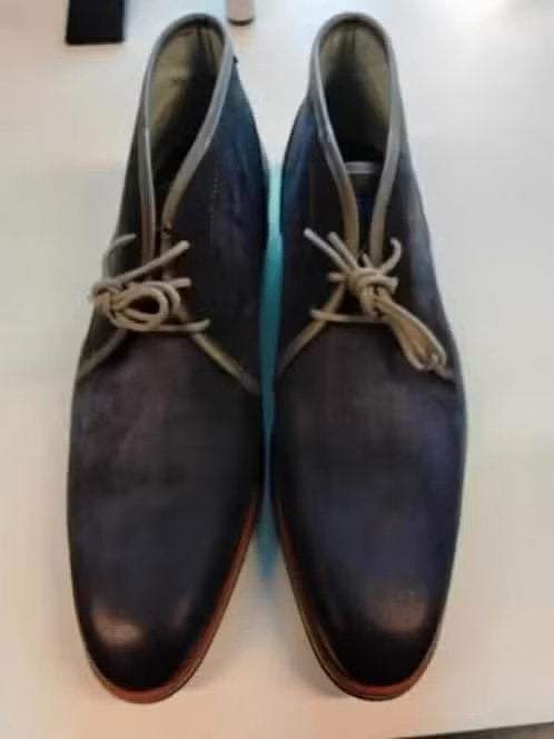 NIEUW! Braend nette herenschoen donkerblauw maat 45 €60,99, Blauw, Braend, Nieuw, Ophalen of Verzenden