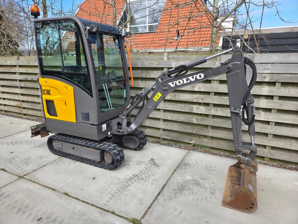 Volvo EC18E Mini Graver (2021) 1450 uur Direct Inzetbaar!, Molenaarweg 1A Warmenhuizen, Info@vlaartradingandservices.com, Ophalen of Verzenden