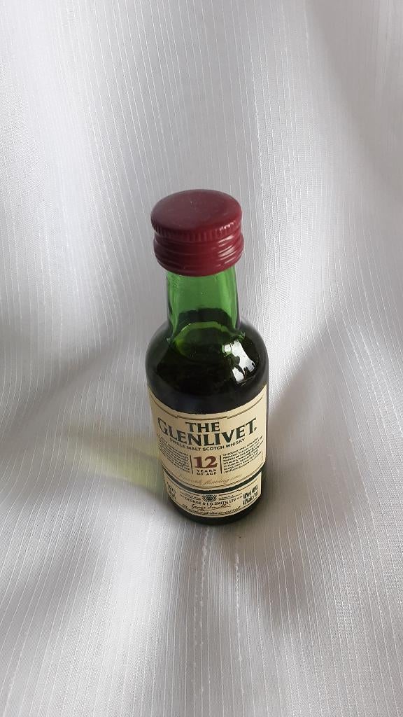 THE GLENLIVET klein flesje, miniatuur (nr 11), Verzamelen, Ophalen of Verzenden, Nieuw, Gebruiksvoorwerp