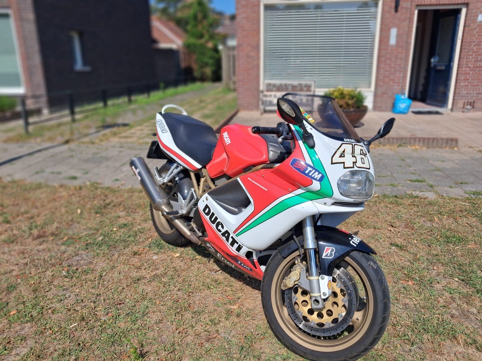 ducati st4 916 unieke rossi replica, 2 cilinders, Occasion, Motorrijbewijs A, Meer dan 35 kW