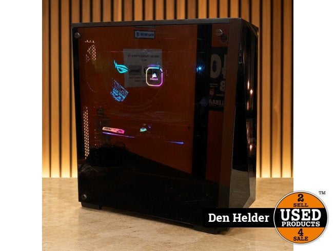 Gaming PC Intel I7 9700K 16GB RTX 2070 SUPER 1TB HDD, Computers en Software, Desktop Pc's, Corsair, Zo goed als nieuw, Support@Corsair.com