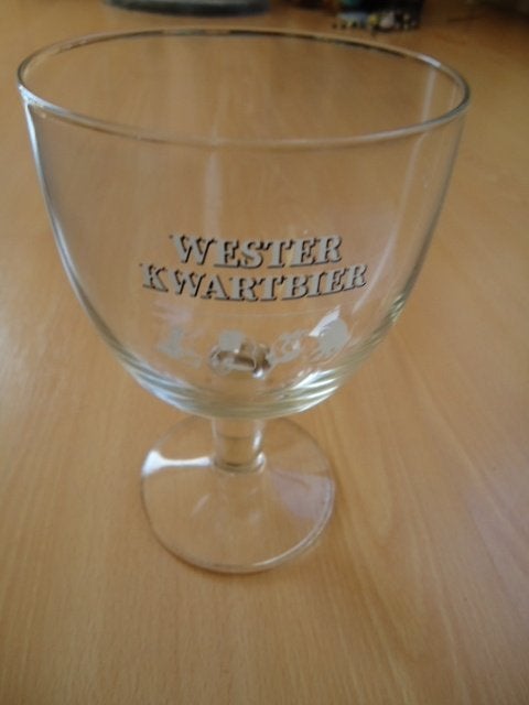 Westerkwartbier glas, speciale uitgave, Westerkwartier, Verzamelen, Ophalen of Verzenden, Zo goed als nieuw, Glas of Glazen, Overige merken