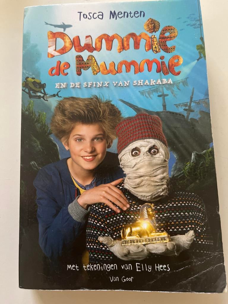 Dummie de Mummie en de Sfinx van Shakaba - Tosca Menten, Ophalen of Verzenden, Zo goed als nieuw