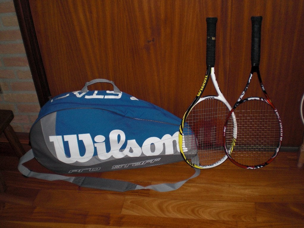 Wilson tennistas + 2 rackets Nieuw/zo goed als nieuw, L2, Ophalen of Verzenden, Zo goed als nieuw, Wilson
