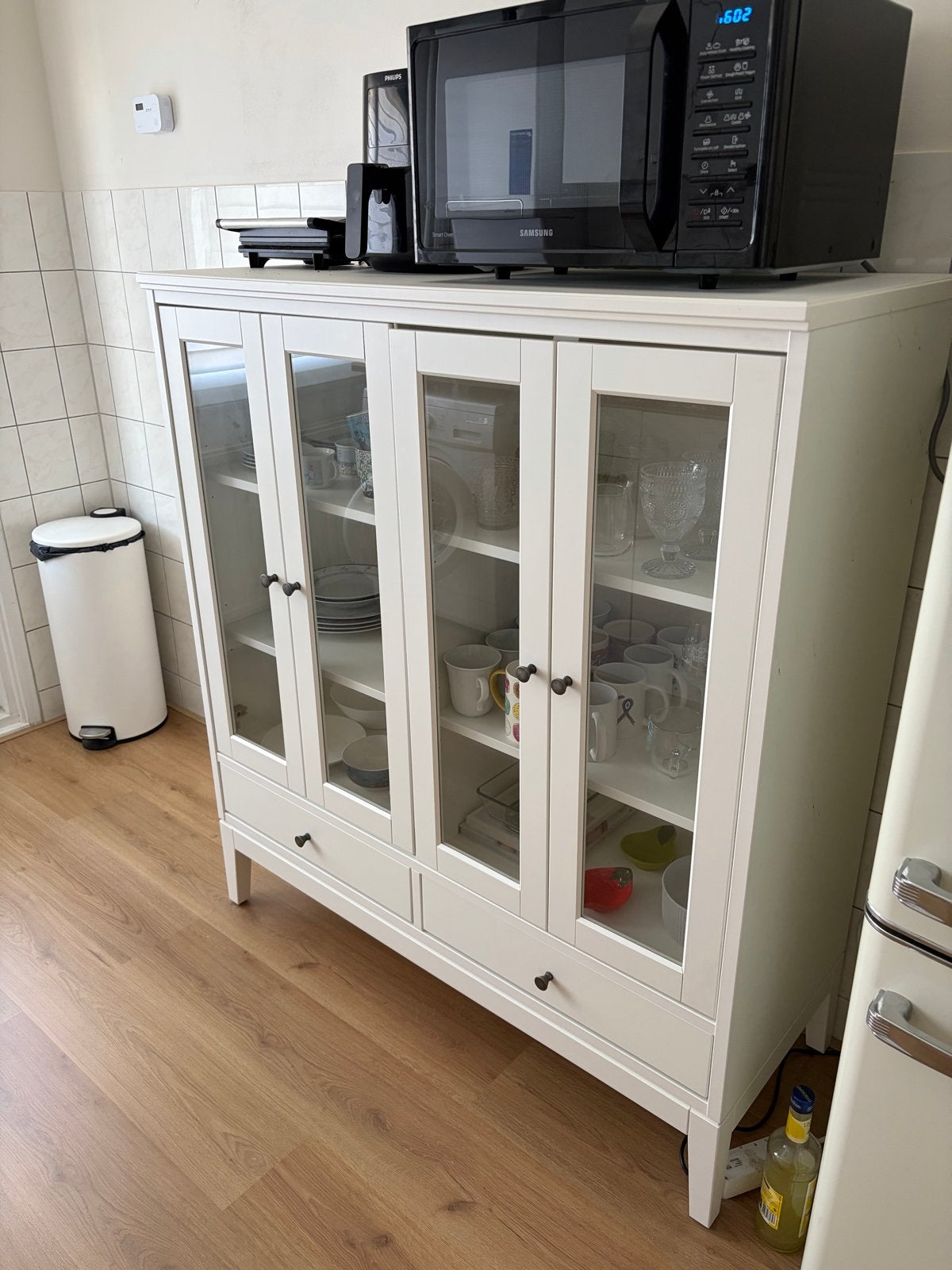 IKEA IDANÄS Vitrinekast / Servieskast wit