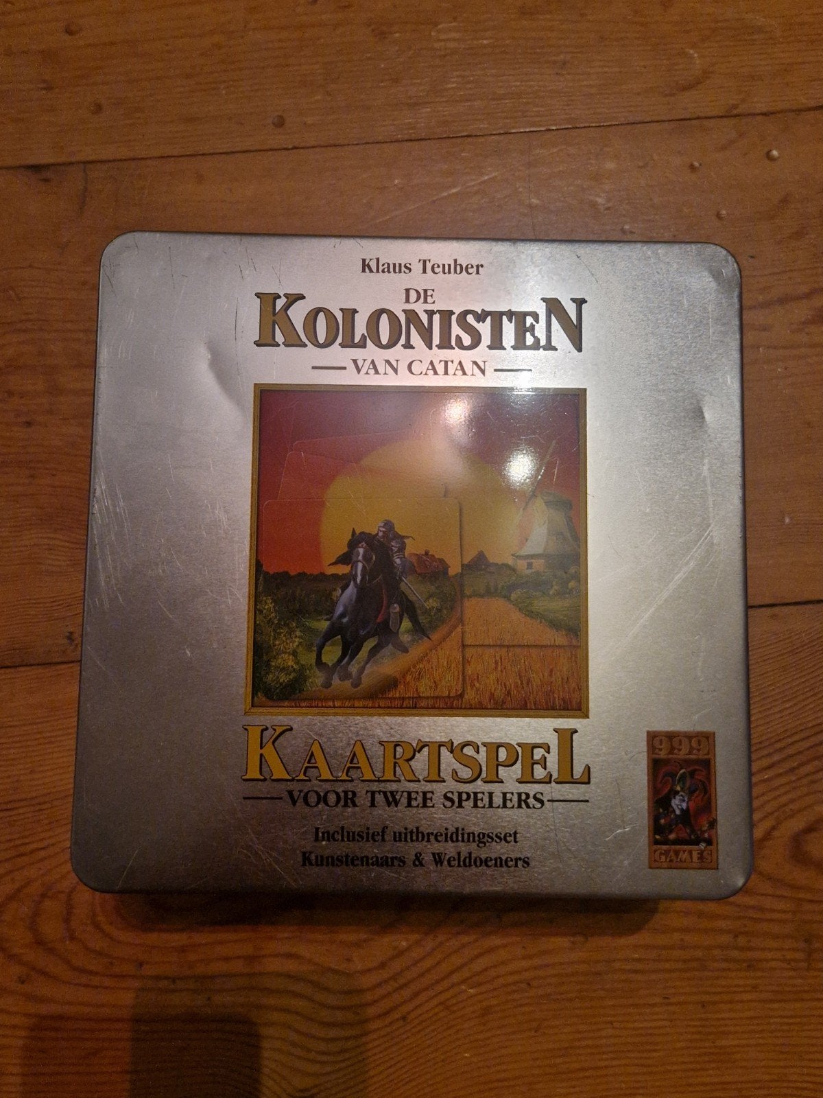 Kolonisten van Catan blik incl uitbr K&W, Een of twee spelers, Ophalen, Gebruikt, 999 Games
