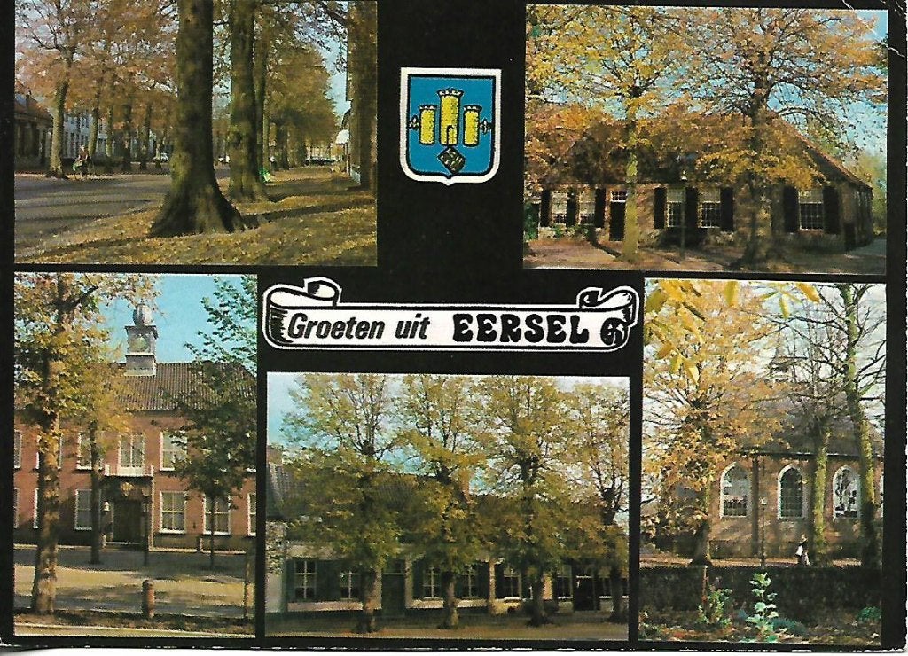 Eersel- -5-luik., Verzenden, 1960 tot 1980, Gelopen, Noord-Brabant