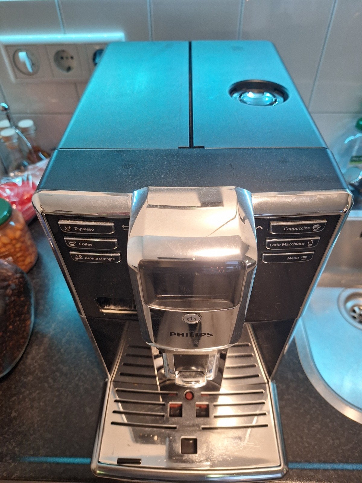 Philips EP5360 Volautomatische Espressomachine, Gebruikt, Espresso apparaat, 10 kopjes of meer, Afneembaar waterreservoir