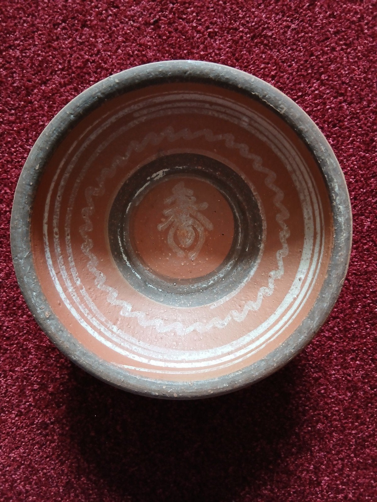 Antieke terracotta kom, Ophalen of Verzenden
