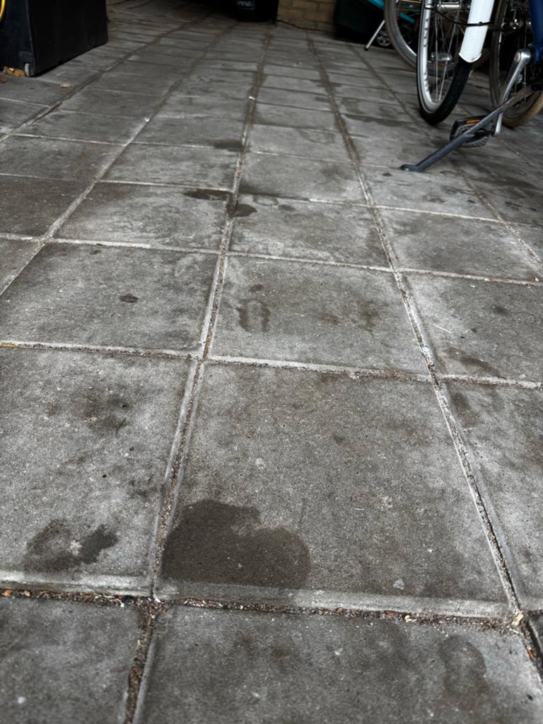30x30 tegels, totaal 22m², Tuin en Terras, Tegels en Klinkers, Ophalen, Gebruikt, 10 m² of meer, Beton