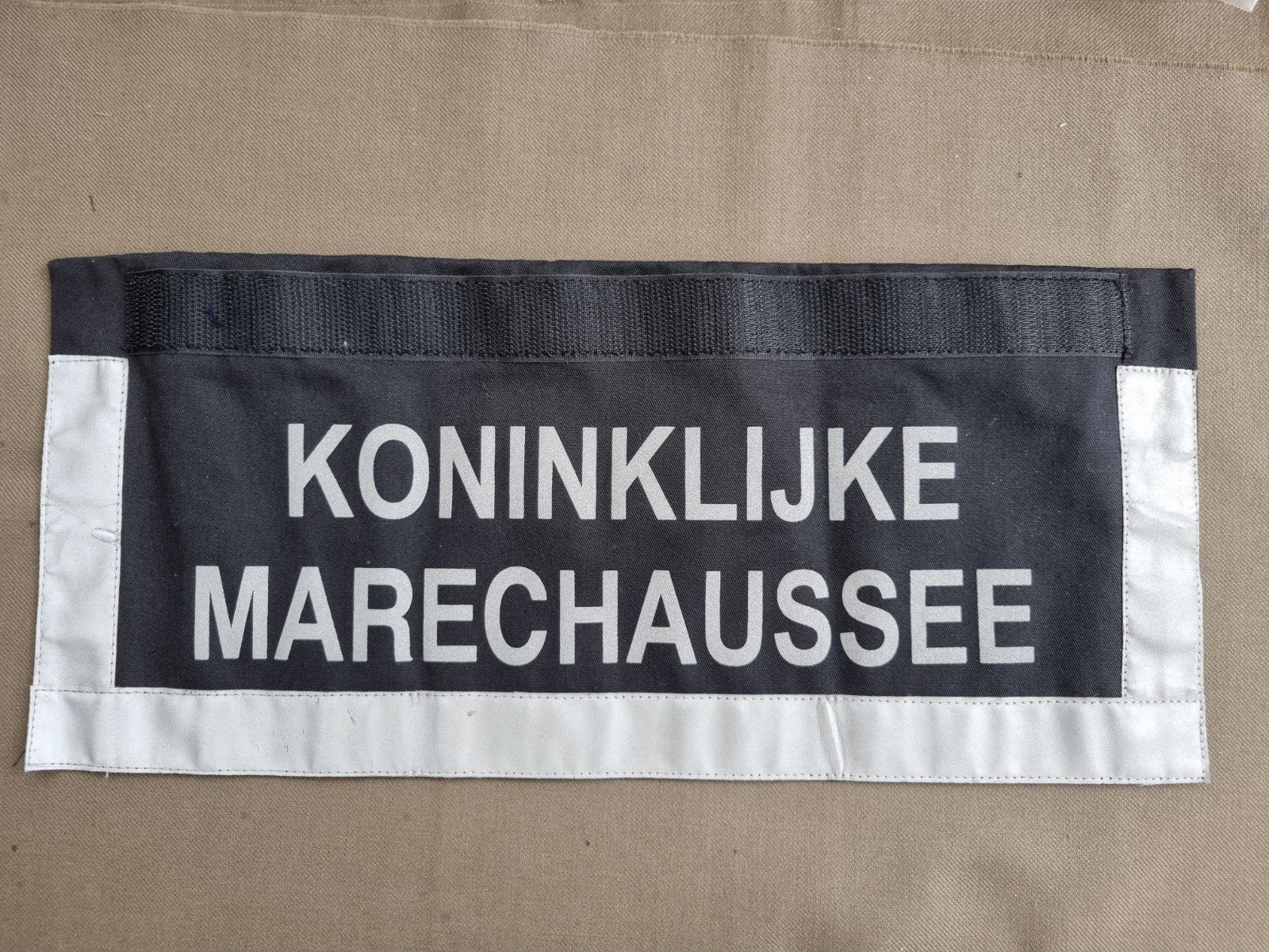 rug badge koninklijke Marechaussee met velcro, Ophalen of Verzenden, Marechaussee, Nederland, Embleem of Badge