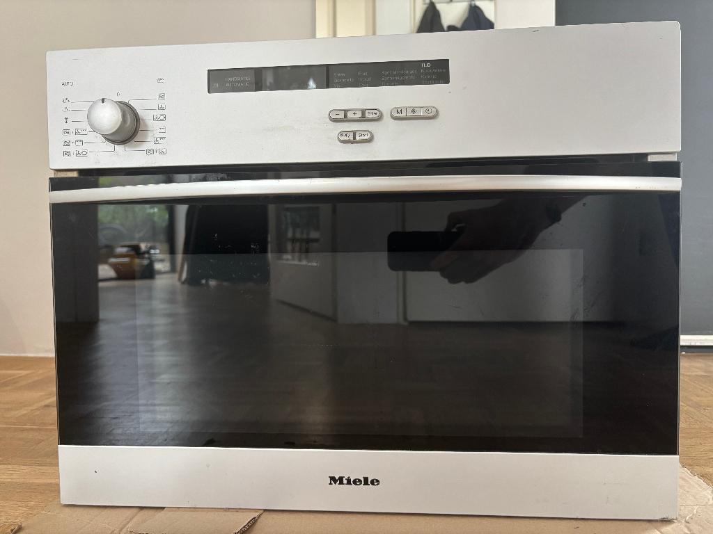 Miele H187MB inbouw combimagnetron, Witgoed en Apparatuur, Magnetrons, Gebruikt, Inbouw, Combimagnetron, 45 tot 60 cm, Grill, Hete lucht