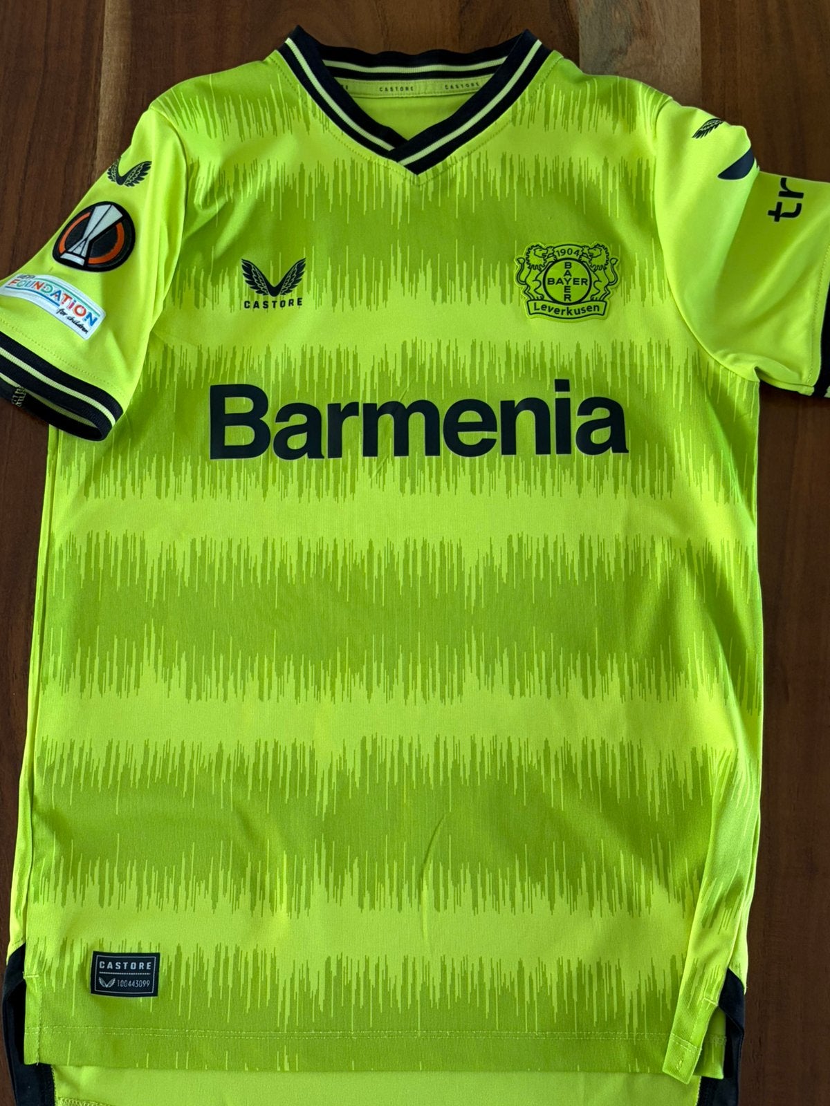 Keepers shirt Bayer Leverkussen, Maat XS of kleiner, Ophalen of Verzenden, Zo goed als nieuw, Shirt