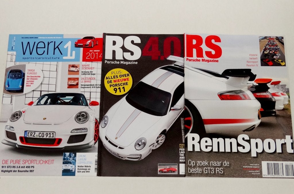 3 x Porsche magazine tijdschrift alle 3 voor € 5,-, Ophalen of Verzenden, Nieuw, Porsche, Diverse auteurs