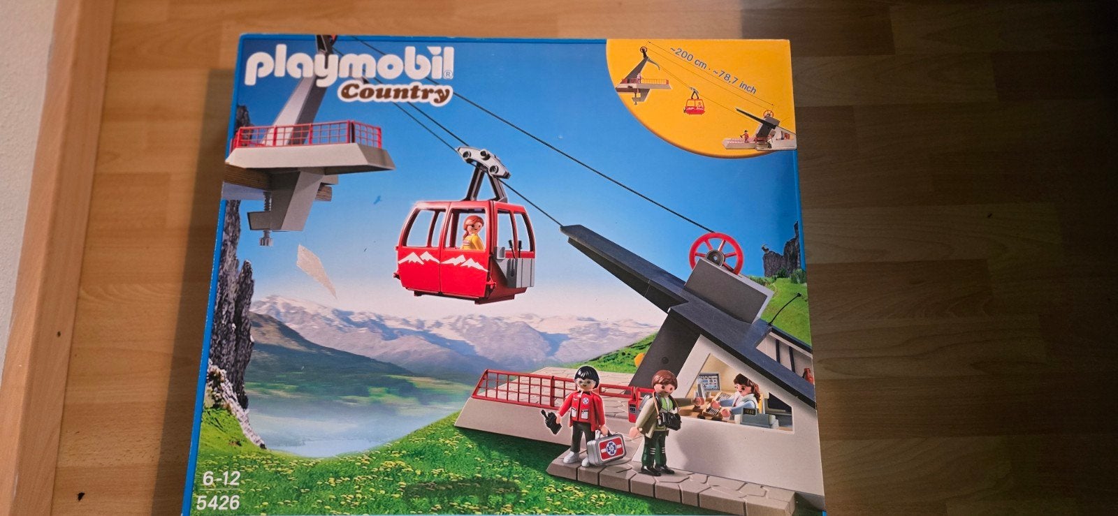 Playmobil skilift 5426 met gondel en figuren, Ophalen of Verzenden