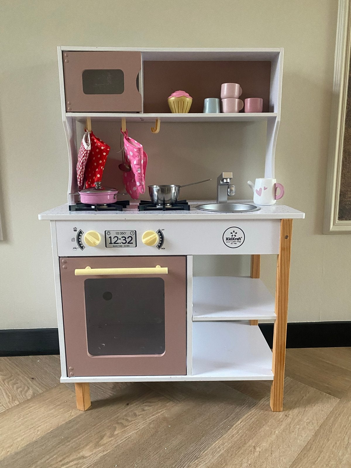 Houten speelkeuken met accessoires (KidKraft), Ophalen, Gebruikt, Ontdekken