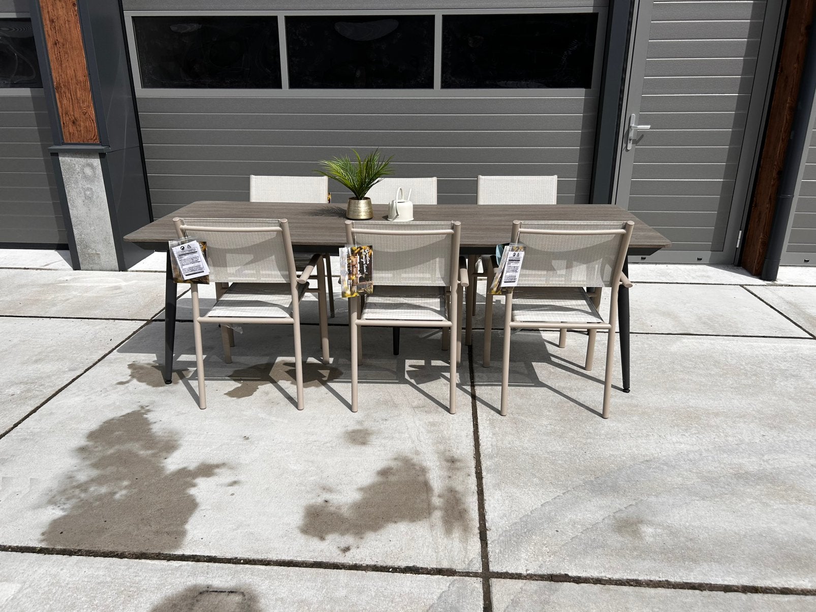 Garden Impressions Vigo Tuintafel met Presto Brentino stoele, Ophalen, ., 6 zitplaatsen, .
