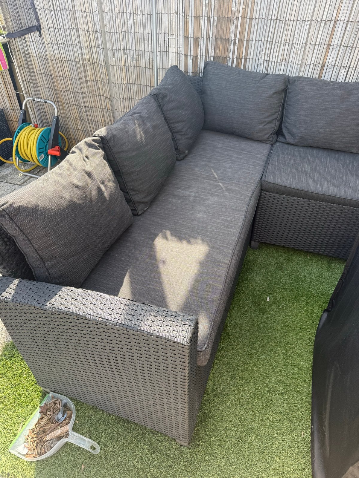 loungeset met tafel, Tuin en Terras, Tuinsets en Loungesets, Ophalen, 6 zitplaatsen, Nieuw, Loungeset