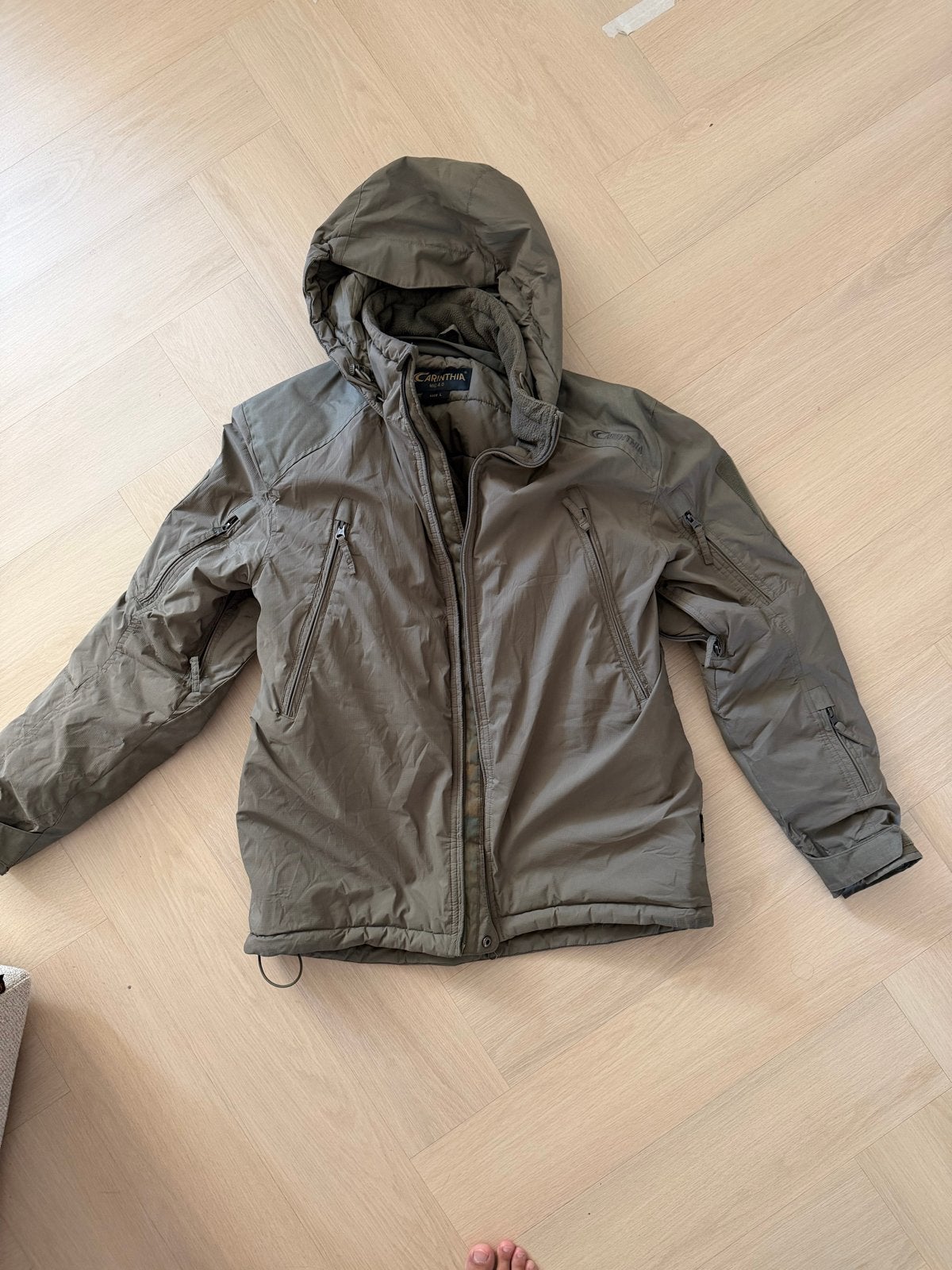 Carinthia G-Loft MIG4.0 Jacket L, Ophalen, Zo goed als nieuw, Maat 52/54 (L), Grijs