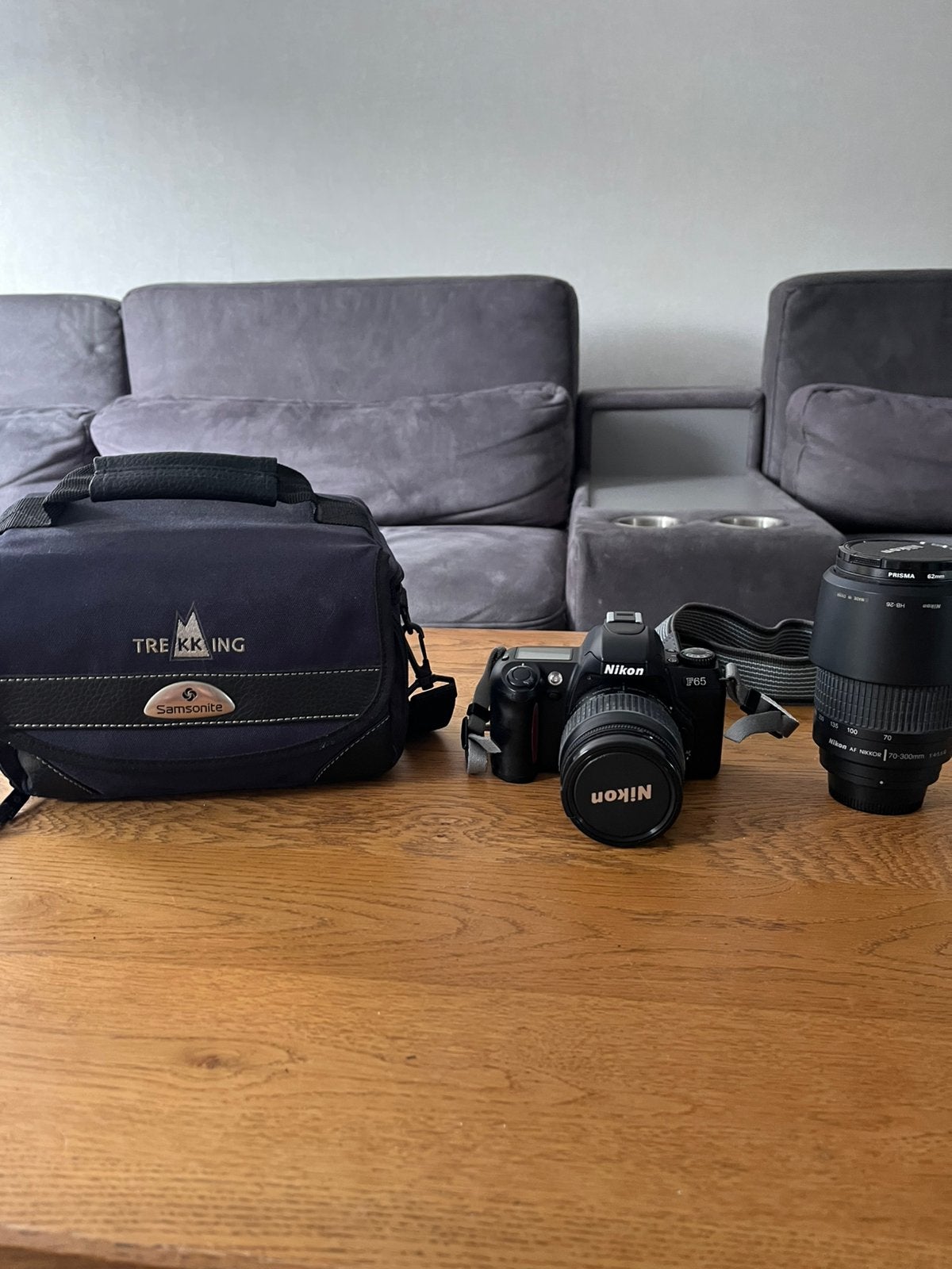 Nikon F65 camera, Ophalen, Zo goed als nieuw, Schoudertas, Overige merken