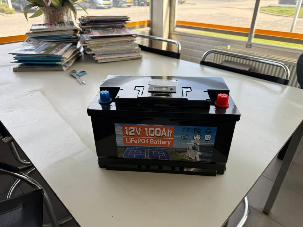 Nieuwe LifePo4 Batterij 12V 100Ah - Direct leverbaaLeverbaar, Ophalen of Verzenden, Nieuw, Universele onderdelen