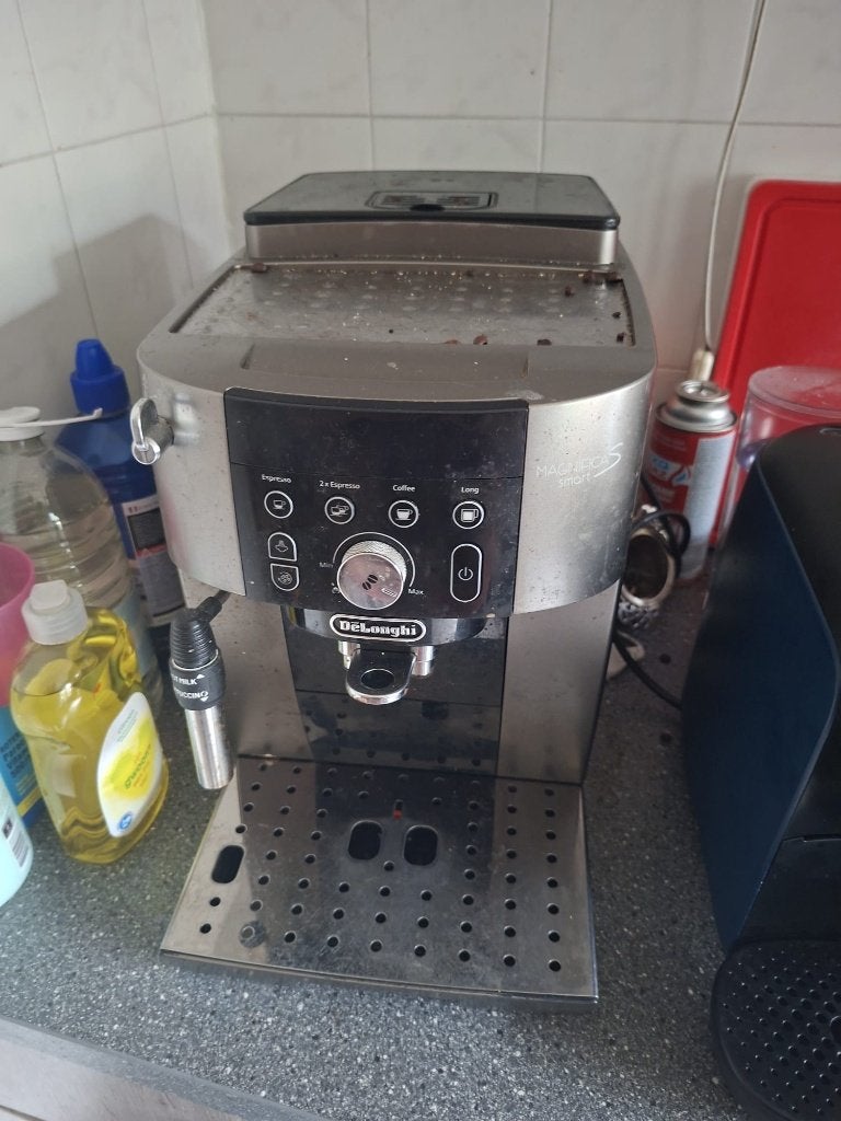 delonghi magnifica s, Witgoed en Apparatuur, Koffiezetapparaten, Ophalen, Gebruikt, Koffiemachine, Koffiebonen