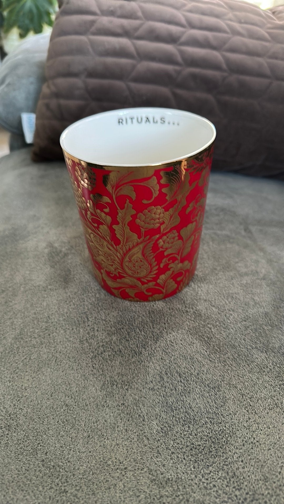 Rituals luxe waxinelicht houder, Ophalen, Zo goed als nieuw, Overige materialen