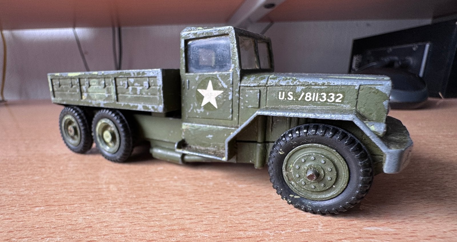 Corgi Toys 6x6 International vrachtwagen uit circa 1960, Ophalen of Verzenden, Gebruikt