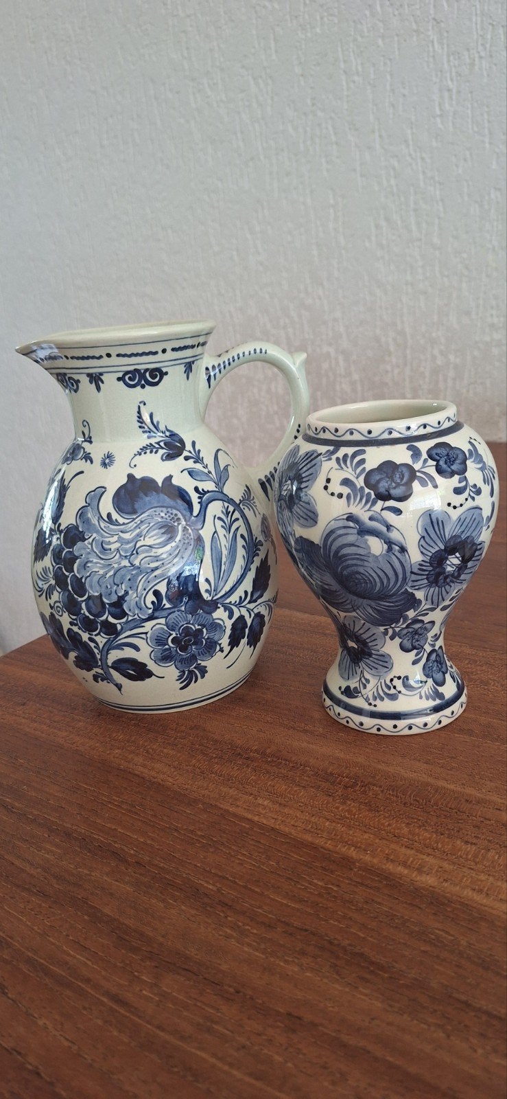 Delfts Blauw kan en potje: De Delftse Pauw & Hubert Bequet, Ophalen of Verzenden