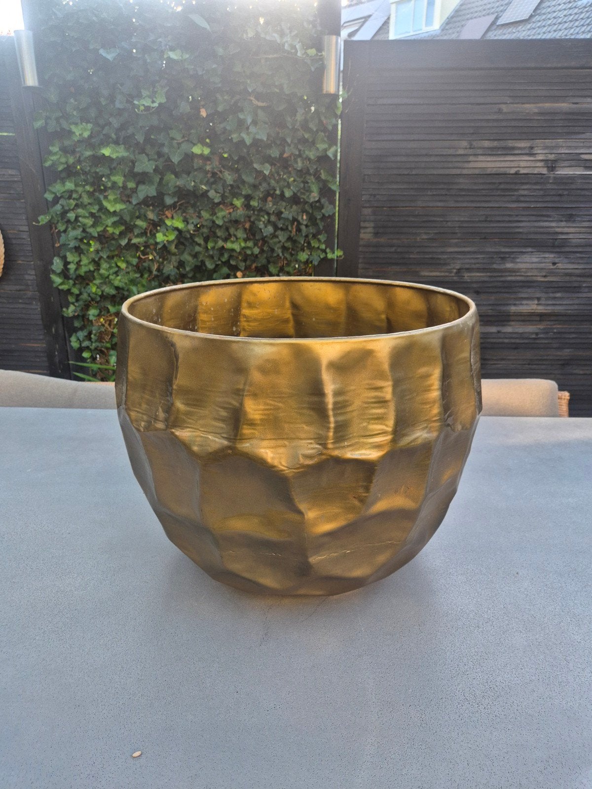 Gouden/Bronze Intratuin binnenpot, Ophalen, Overige materialen, 40 cm of meer, Rond